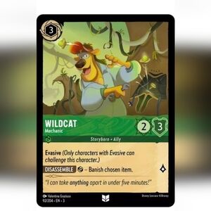 Wildcat 🔥 Talespin 🔥 Disney Lorcana Trading Card TCG